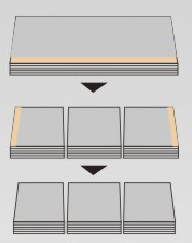 M&aacute;quina de corte de livros de exerc&iacute;cio