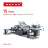Máquina de dobramento de papel automático para uso da indústria de impressão