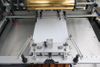Máquina de estampagem de papel alumínio para couro cinza
