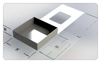 Caixa r&iacute;gida que coloca dobr&aacute;vel que forma a m&aacute;quina