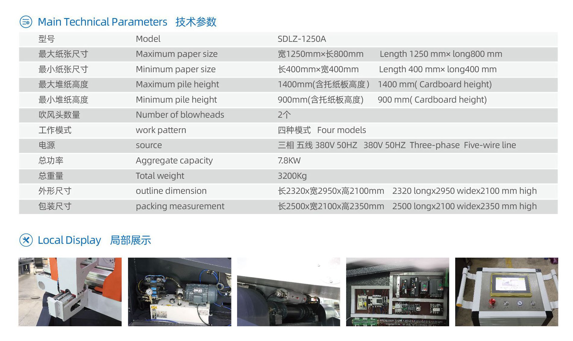 M&aacute;quina de rotatividade de pilha de papel
