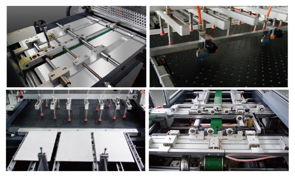 M&aacute;quina de fabrica&ccedil;&atilde;o de cobertura autom&aacute;tica para caixa r&iacute;gida