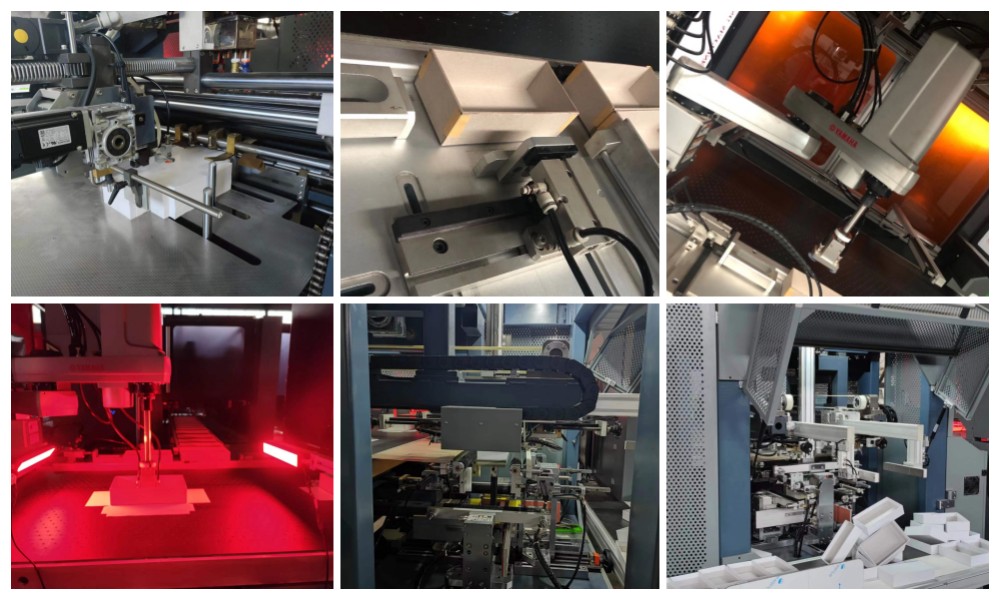 M&aacute;quina de forma&ccedil;&atilde;o de dobragem de caixa r&iacute;gida autom&aacute;tica