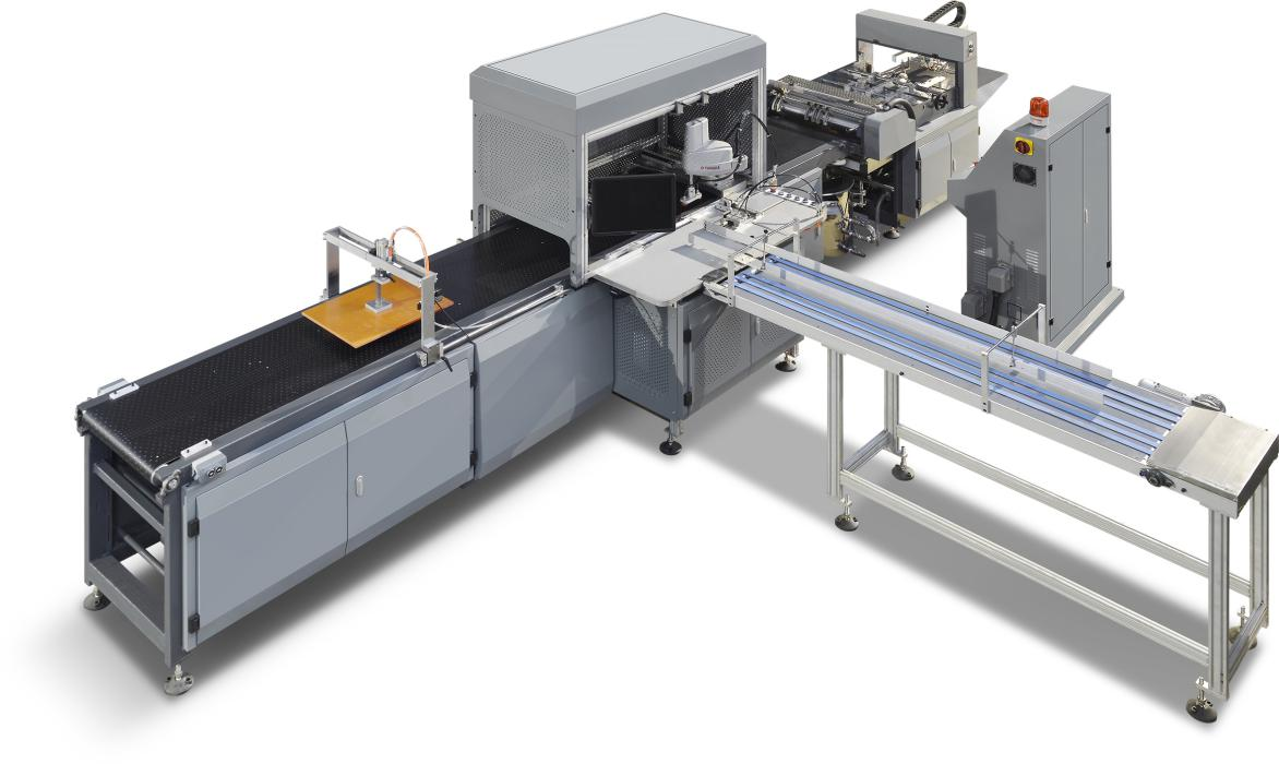 M&aacute;quina de cria&ccedil;&atilde;o de posicionamento da caixa