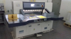 Máquina de corte de papel controlada por programa com tela de 7 polegadas