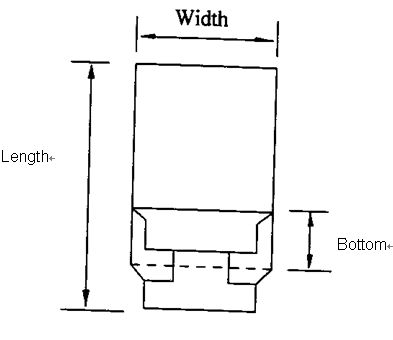 Saco de papel fazendo m&aacute;quina